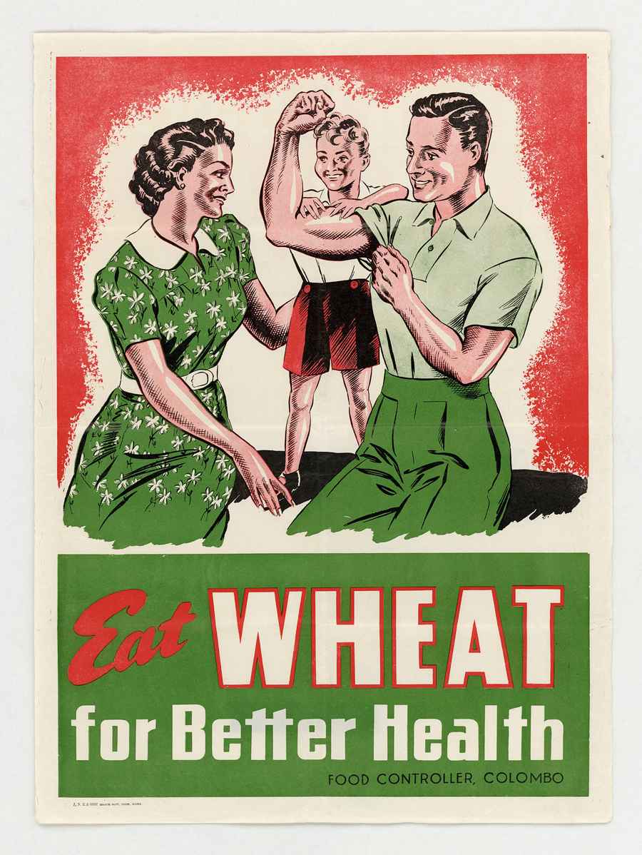 eat wheat poster